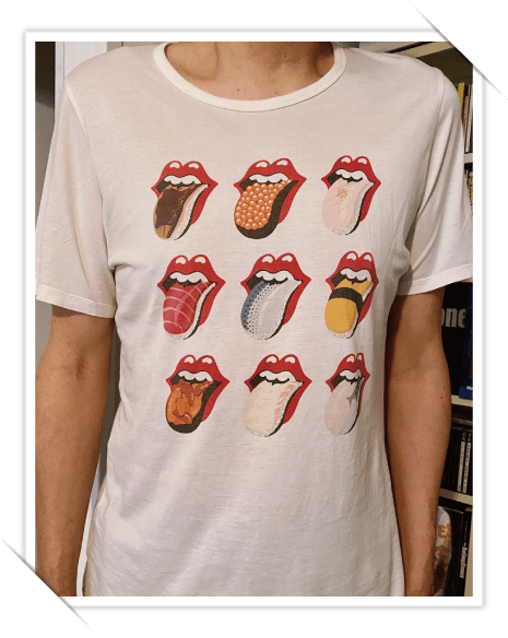 一位皆さんが喜んでくれる寿司ストーンズTシャツ