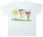 自作Tシャツ 草原