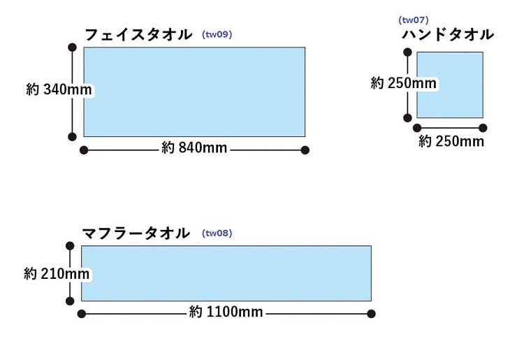 サイズ展開