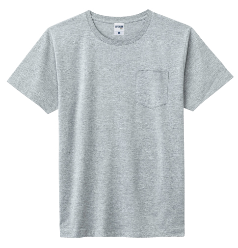 5.3オンス Tシャツ(ポケット付)