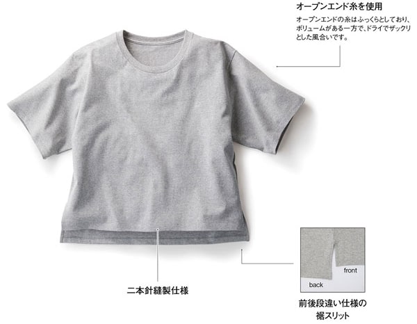 二本針縫製仕様